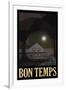 Bon Temps Retro Travel-null-Framed Art Print