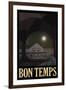 Bon Temps Retro Travel-null-Framed Art Print