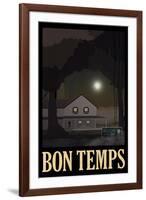 Bon Temps Retro Travel-null-Framed Art Print