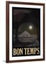 Bon Temps Retro Travel-null-Framed Art Print