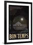 Bon Temps Retro Travel-null-Framed Art Print