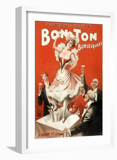 Bon Ton Burlesquers, 1898-Science Source-Framed Giclee Print