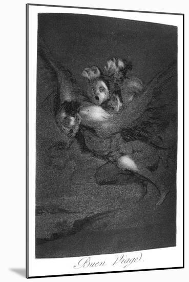 Bon Voyage, 1799-Francisco de Goya-Mounted Giclee Print