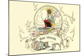 Bon Voyage Card-null-Mounted Art Print