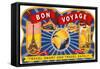 Bon Voyage, Label-null-Framed Stretched Canvas