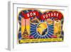 Bon Voyage, Label-null-Framed Art Print