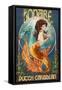 Bonaire, Dutch Caribbean - Mermaid-Lantern Press-Framed Stretched Canvas