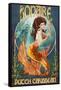 Bonaire, Dutch Caribbean - Mermaid-Lantern Press-Framed Stretched Canvas