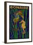 Bonaire, Dutch Caribbean - Seahorse Mosaic-Lantern Press-Framed Art Print