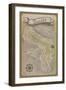 Bonaire, Dutch Caribbean - Treasure Map-Lantern Press-Framed Art Print