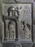 Baptism of Christ, Bronze Panels from St. Ranieri's Door, Circa 1180-Bonanno Pisano-Mounted Giclee Print