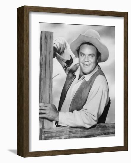 Bonanza, Dan Blocker, 1959-1973-null-Framed Photo