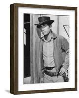 Bonanza, Michael Landon, 1959-1973-null-Framed Photo