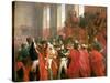 Bonaparte and the Council of Five Hundred at St. Cloud, 10th November 1799, 1840-Francois Bouchot-Stretched Canvas