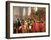 Bonaparte and the Council of Five Hundred at St. Cloud, 10th November 1799, 1840-Francois Bouchot-Framed Giclee Print