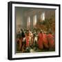 Bonaparte and the Council of Five Hundred at St. Cloud, 10th November 1799, 1840-Francois Bouchot-Framed Giclee Print