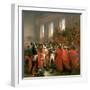 Bonaparte and the Council of Five Hundred at St. Cloud, 10th November 1799, 1840-Francois Bouchot-Framed Giclee Print