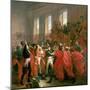 Bonaparte and the Council of Five Hundred at St. Cloud, 10th November 1799, 1840-Francois Bouchot-Mounted Giclee Print