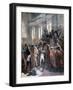 Bonaparte and the Council of Five Hundred at St Cloud, 10th November 1799-François Bouchot-Framed Giclee Print