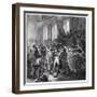 Bonaparte and the Council of Five Hundred at St Cloud, 10th November 1799-François Bouchot-Framed Giclee Print