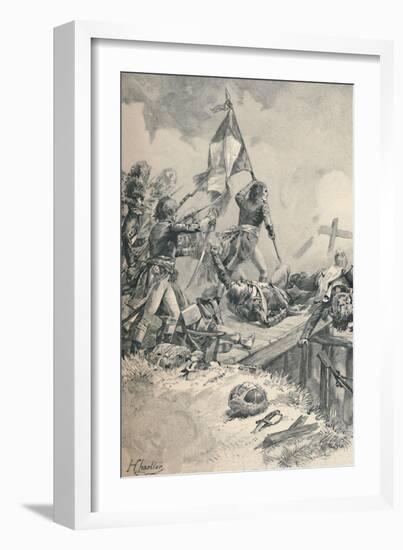 'Bonaparte at Arcole', 1796, (1896)-M Haider-Framed Giclee Print