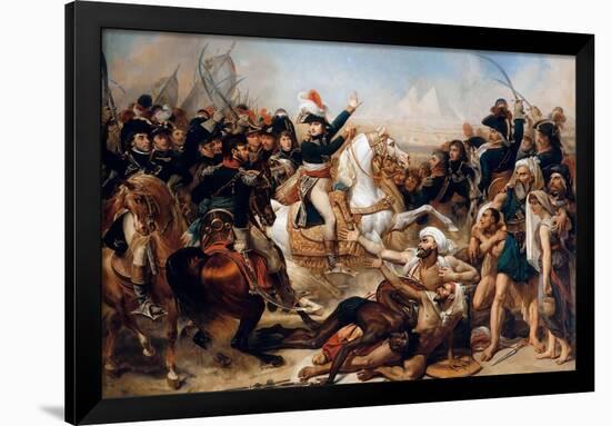 Bonaparte at the Battle of the Pyramids on July 21, 1798-Antoine-Jean Gros-Framed Giclee Print