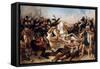 Bonaparte at the Battle of the Pyramids on July 21, 1798-Antoine-Jean Gros-Framed Stretched Canvas