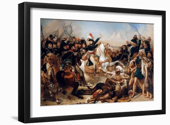 Bonaparte at the Battle of the Pyramids on July 21, 1798-Antoine-Jean Gros-Framed Giclee Print