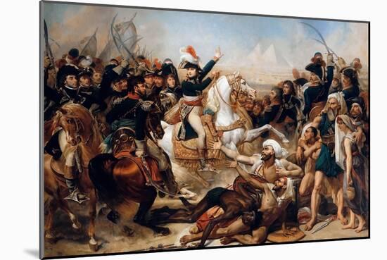 Bonaparte at the Battle of the Pyramids on July 21, 1798-Antoine-Jean Gros-Mounted Giclee Print