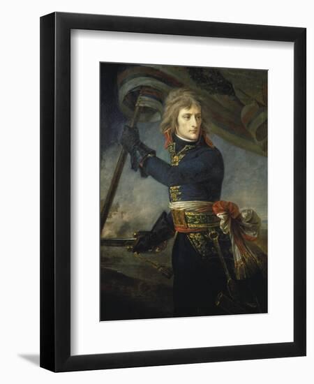 Bonaparte at the Bridge of Arcole, 17, November 1796-Antoine Jean Gros-Framed Giclee Print