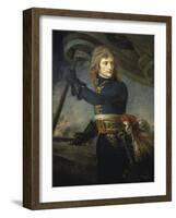 Bonaparte at the Bridge of Arcole, 17, November 1796-Antoine Jean Gros-Framed Giclee Print