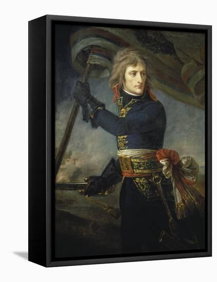 Bonaparte at the Bridge of Arcole, 17, November 1796-Antoine Jean Gros-Framed Stretched Canvas