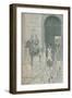 'Bonaparte at the Military School, Paris, 1784', (1896)-M Haider-Framed Giclee Print