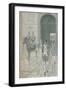 'Bonaparte at the Military School, Paris, 1784', (1896)-M Haider-Framed Giclee Print