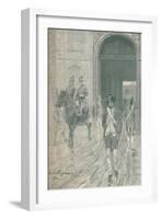 'Bonaparte at the Military School, Paris, 1784', (1896)-M Haider-Framed Giclee Print