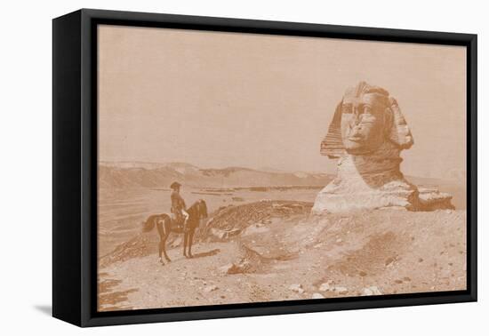 Bonaparte before the Sphinx-Jean Leon Gerome-Framed Stretched Canvas