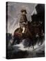 Bonaparte Crossing the Alps-Paul Hippolyte Delaroche-Stretched Canvas