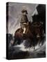 Bonaparte Crossing the Alps-Paul Hippolyte Delaroche-Stretched Canvas