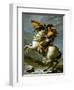 Bonaparte Crossing the Great Saint Bernard Pass, 1801-Jacques-Louis David-Framed Giclee Print