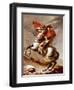 Bonaparte Crossing the St Bernard Pass, May 1800, 1801 Painting by Jacques-Louis David-null-Framed Giclee Print