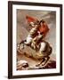 Bonaparte Crossing the St Bernard Pass, May 1800, 1801 Painting by Jacques-Louis David-null-Framed Giclee Print