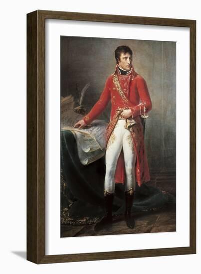 Bonaparte, First Consul-Antoine-Jean Gros-Framed Art Print