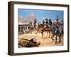 Bonaparte in Egypt, 21st July, 1798, 1911-Richard Caton Woodville II-Framed Giclee Print