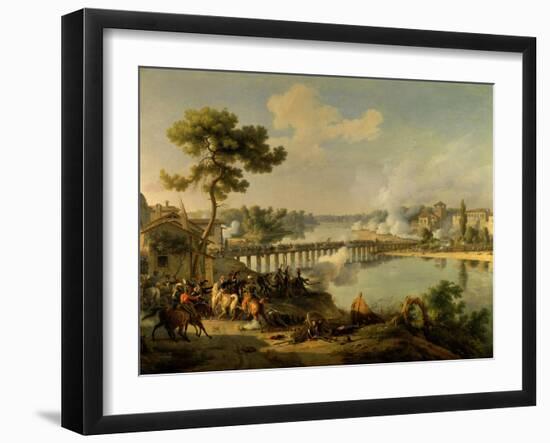 Bonaparte Issuing Orders in Battle of Lodi, May 10, 1796, Italian Campaign Against Austria-Louis Francois Lejeune-Framed Art Print