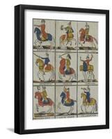 Bonaparte, panour, aide camp, officier hussard, dragon timbalier, porte guidon, cor de chasse,-null-Framed Giclee Print