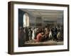 Bonaparte Presents the Sabre to Military Commander of Alexandria, July 1798-François Henri Mulard-Framed Giclee Print