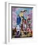 Bonaparte, Restorer of Religion and Supporting the Cross, Allegory on the Concordat, 1802-null-Framed Giclee Print