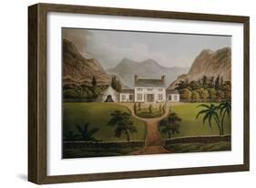 Bonaparte's Mal-Maison at St. Helena, 1821-John Hassell-Framed Giclee Print