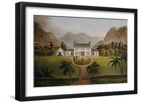 Bonaparte's Mal-Maison at St. Helena, 1821-John Hassell-Framed Giclee Print