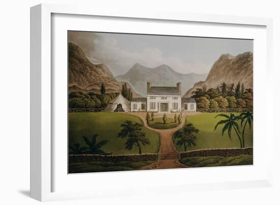 Bonaparte's Mal-Maison at St. Helena, 1821-John Hassell-Framed Giclee Print